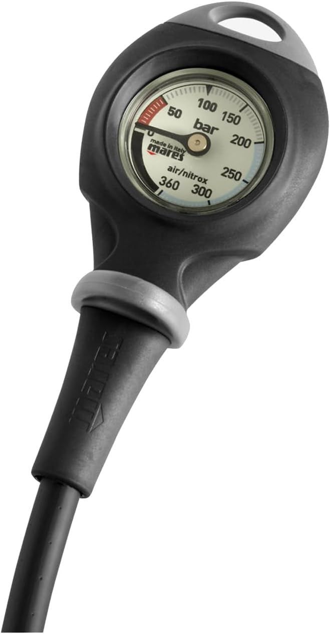 Mares Finimeter Mission 1, Tauchmanometer, Black, One size