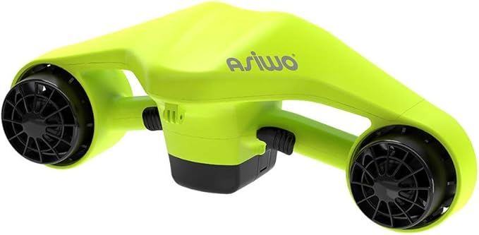 Asiwo Unterwasserscooter Tauchscooter mit Action Kamera Halterung, Seascooter mit Doppelmotor für Tauchen Schwimmen Schnorcheln Abenteuer und Fischen jagen